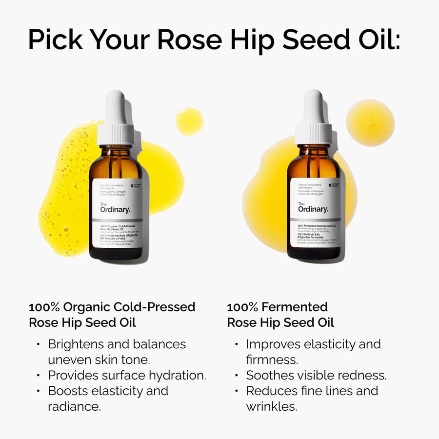 100% Organic Cold-Pressed Rose Hip Seed Oil - US 8247