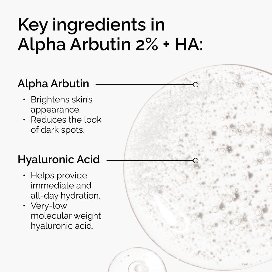 Alpha Arbutin 2% + HA - US 7897