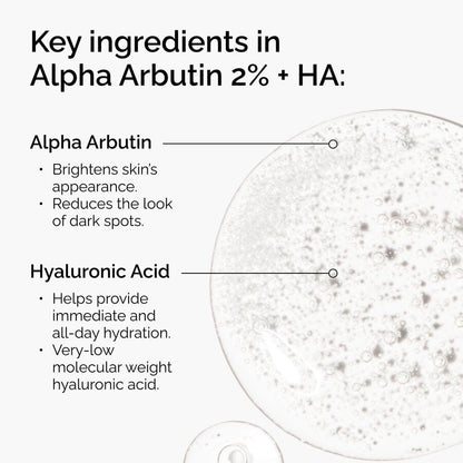 Alpha Arbutin 2% + HA - US 7897