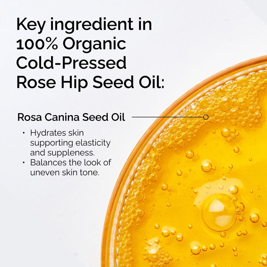 100% Organic Cold-Pressed Rose Hip Seed Oil - US 8247