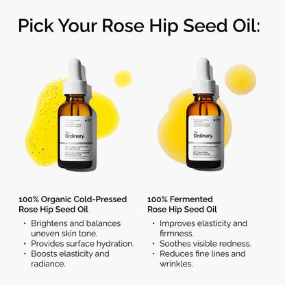 100% Organic Cold-Pressed Rose Hip Seed Oil - US 8247