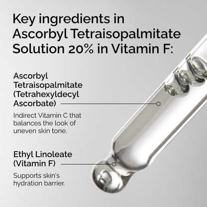 Ascorbyl Tetraisopalmitate Solution 20% in Vitamin F - US 7401