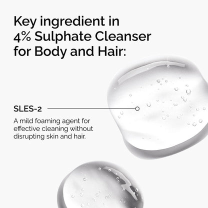 Sulphate 4% Cleanser for Body and Hair - US 5492